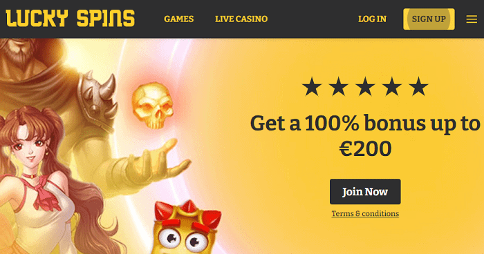 Claim a 100% bonus on first deposit! 