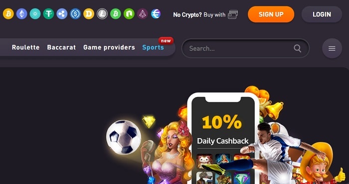 RocketPot.io Cashback 