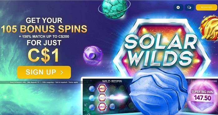 Solar Wolds Free Spins