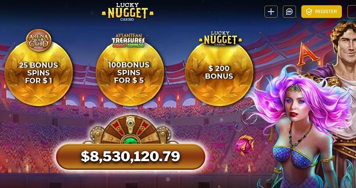 25 bonus spins + 100 free spins + $200 bonus