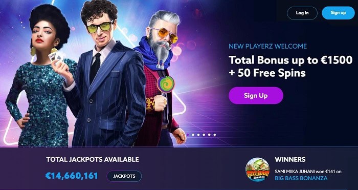 First Deposit Bonus: 100% up to 300 EUR/USD and 50 Free Spins 