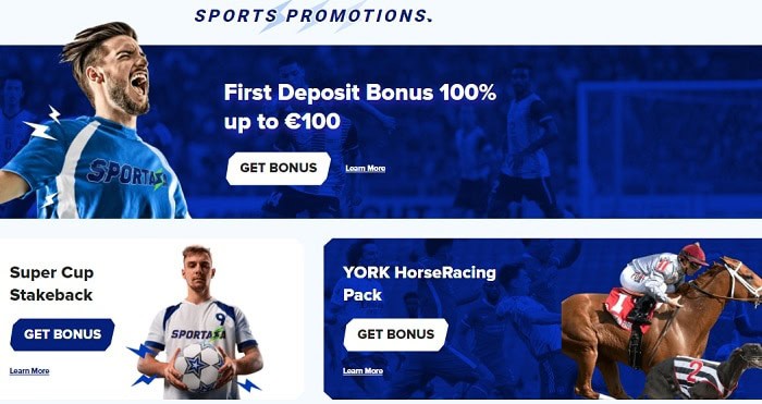 100% bonus and Free Bet