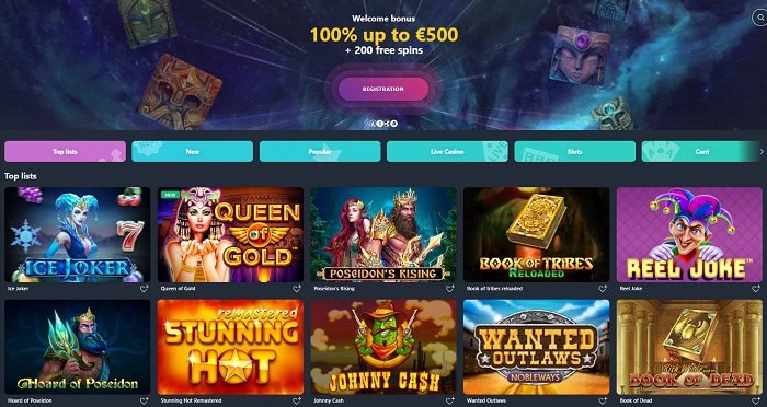 Get 100 free spins now! 