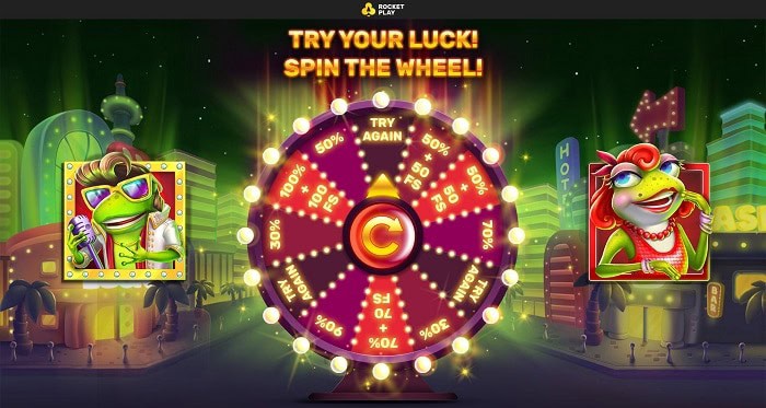 Try Your Luck Spin The Wheel! 