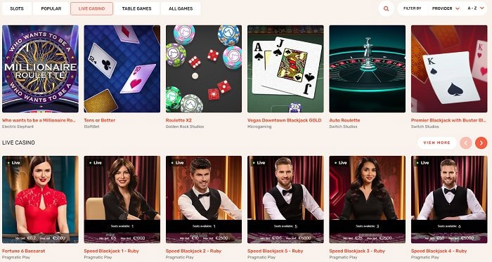 Live Casino Crypto 