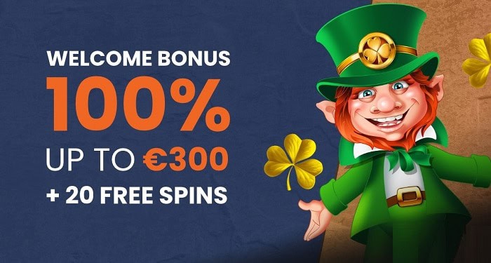 100% Bonus and 20 Free Rounds 