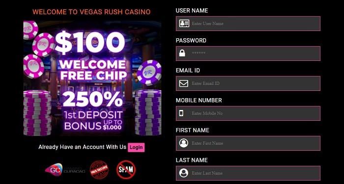 Vegas Casino Free Chips 