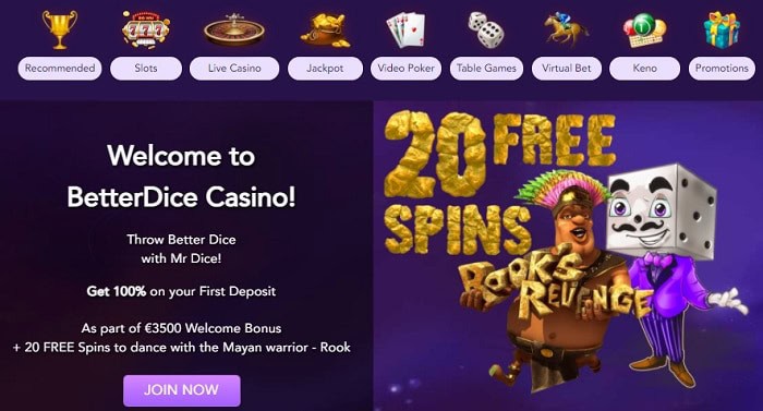 Get 20 No Deposit Free Spins! 