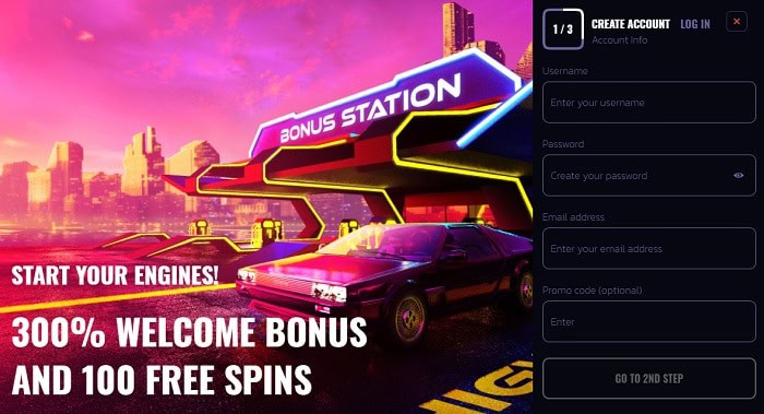 Highway 300% welcome bonus and 100 free spins 