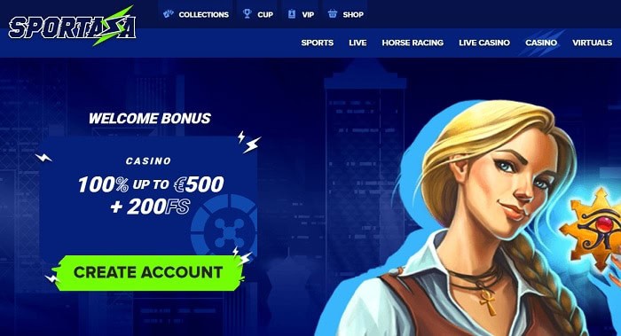 100% bonus and 500 EUR bonus 