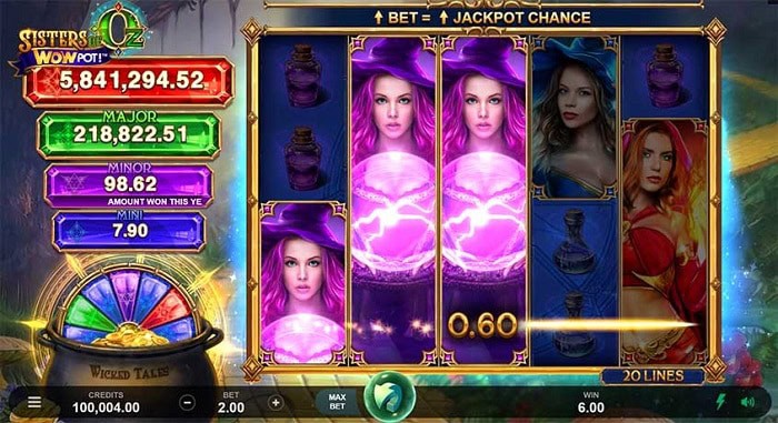 Sisters of Oz Slot Review 