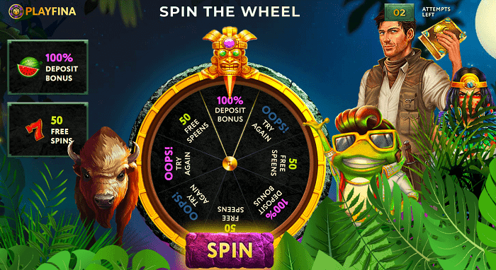 Spin and Win Prizes