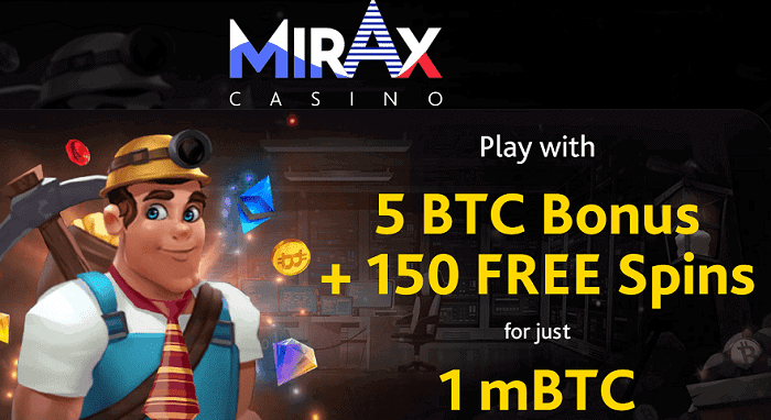 5 BTC welcome bonus 