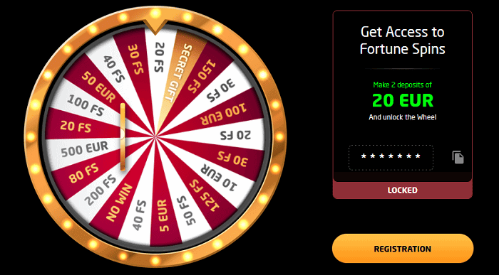 Bonus Wheel Promotion 