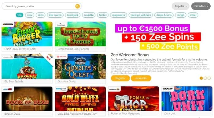 Zee Casino Games