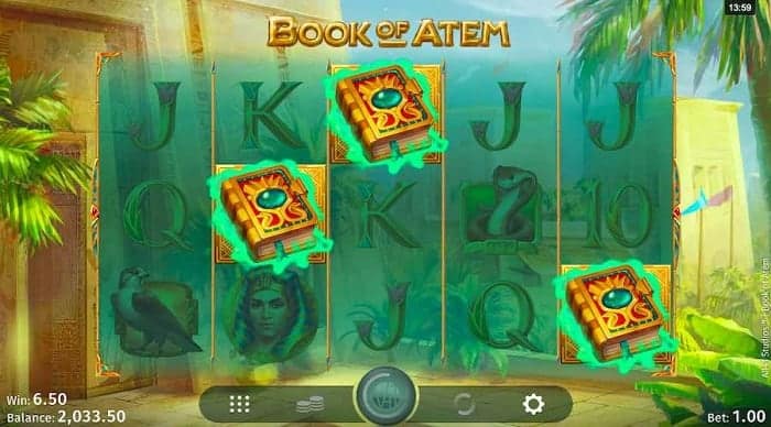 Book of Atem Free Spins 