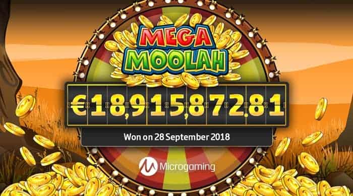 MEGA MOOLAH jackpot winner