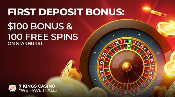 7Kings 100 free spins 