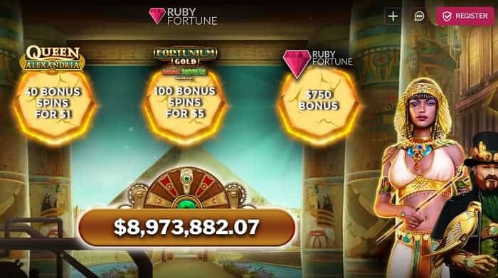 Ruby Fortune Bonus Spins