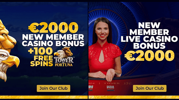 100 free spins on Tower Fortuna 