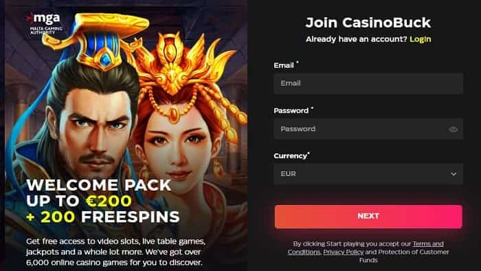 Sign Up and Log In to Play 