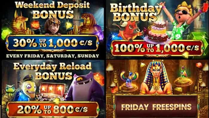 Cleopatra Free Spins Promotion 