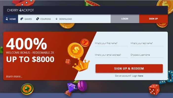 Sign up bonus code 