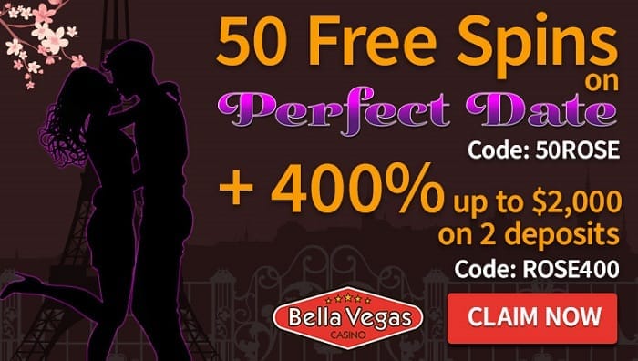 400% Welcome Bonus and 50 Free Spins 