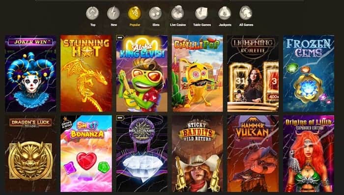 Get 100 free spins now! 