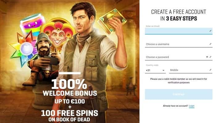 Register and Play Free Spins! 