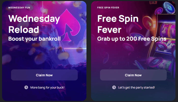 Reload Bonuses and Extra Spins! 