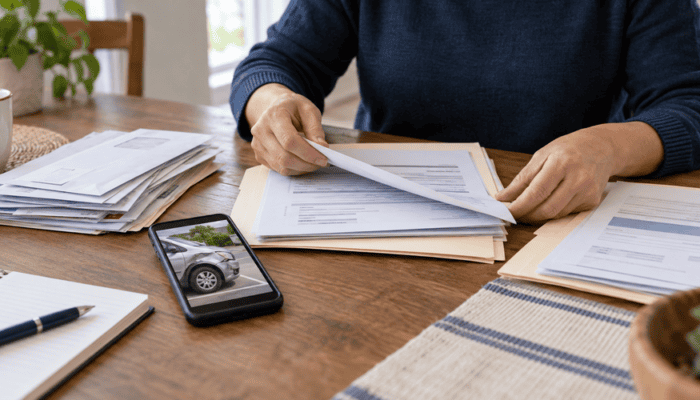 Car Accident Case Evaluation Documents
