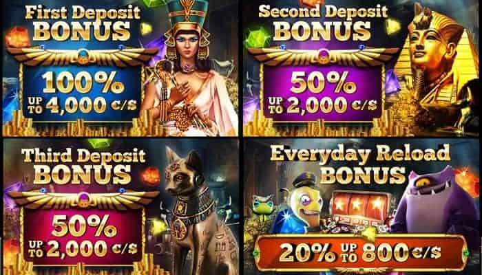 Cleopatra Welcome Bonus 