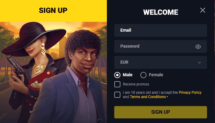 Create your player account here 