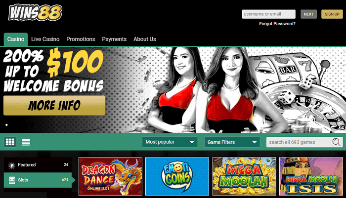 Get 200% bonus and free spins on deposit! 