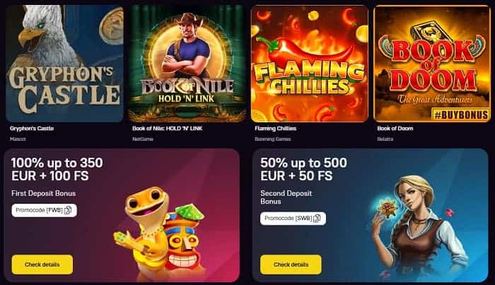 Zoome Casino Welcome Bonus: 250 free spins on registration!