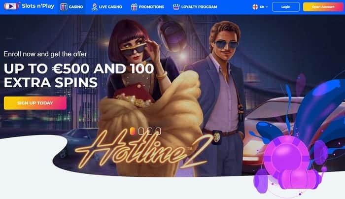 Get 100 extra spins! 