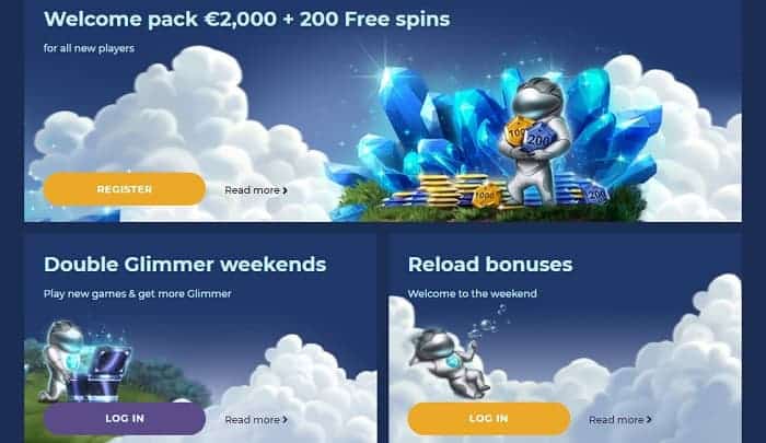 Welcome Pack and Daily Promotions