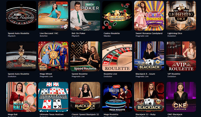 Play Live Dealer Games 