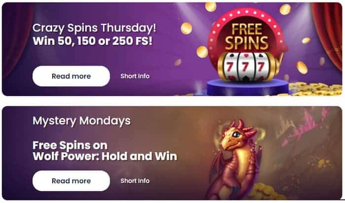 Free Spins Promotions