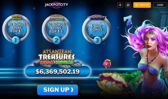 Get free rounds on jackpot slots! 