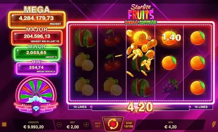 Progressibe jackpot slot machine 