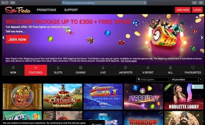 Spin Fiesta Free Spins 