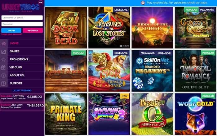 25 gratis spins on slots 