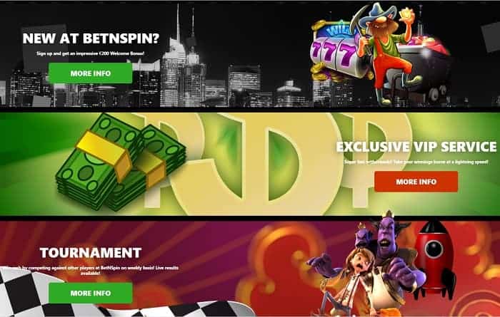 Bet N Spin Casino free spins 