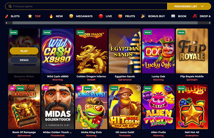 Play slots with free money! 