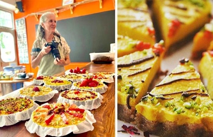 Healthy vegan refined sugar free desserts, naturally sweetened with Anastasia Eden