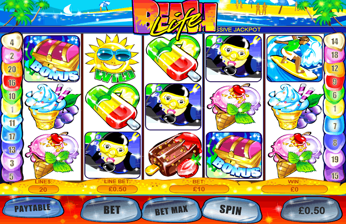 Beach Life slot winners 