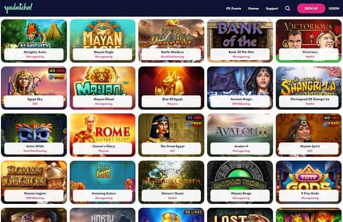 Popular casino slot games 