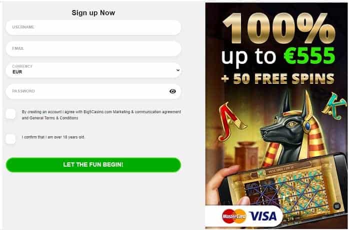 Sign Up for Free Cash Bonus! 